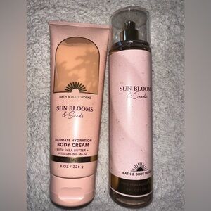 Sun & Bloom Suede Set